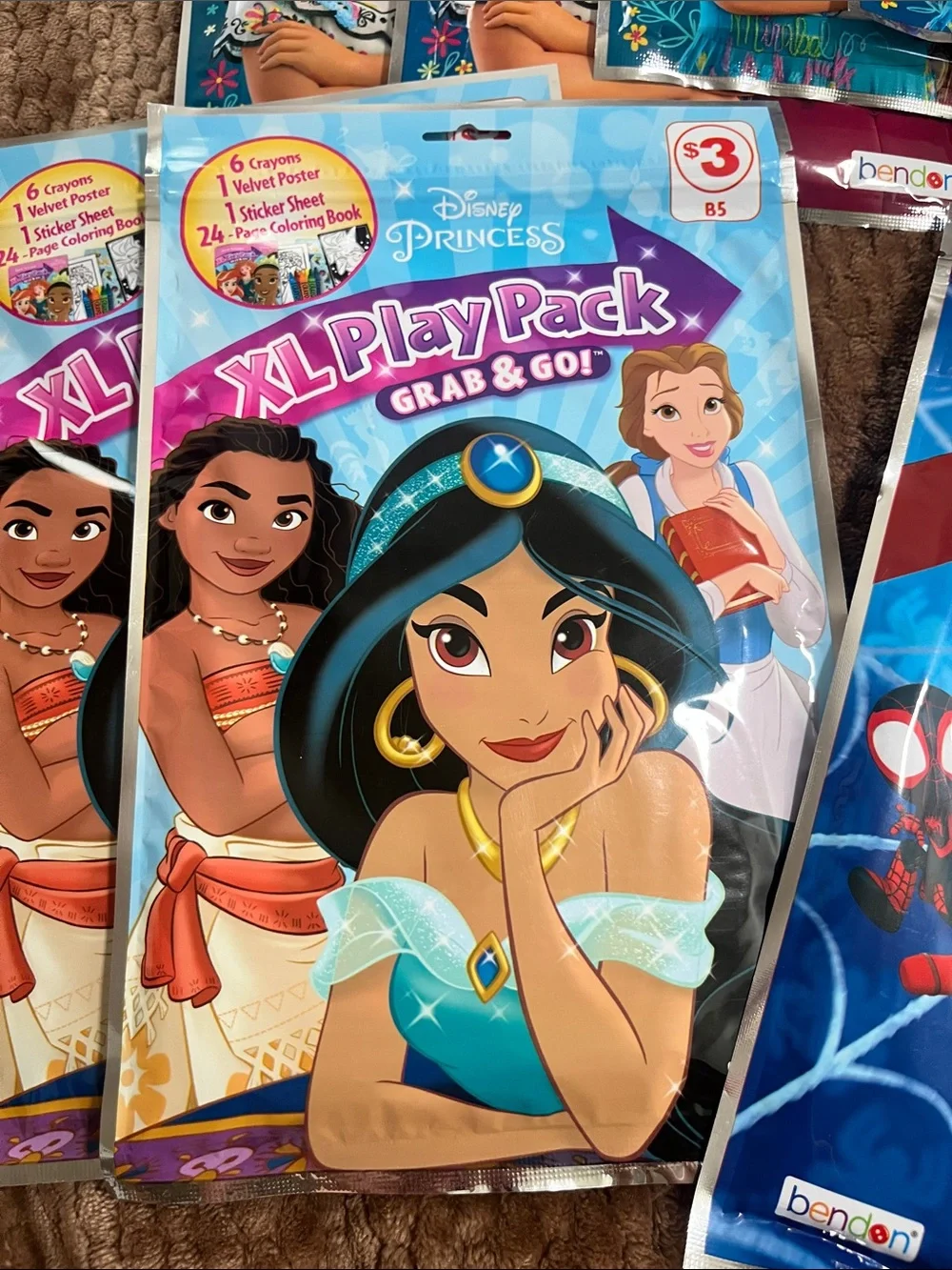 Disney coloring learning packs